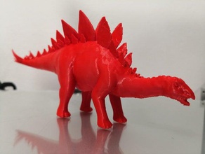 stegosaurus animals animal dino dinosaur jurassic park statue 3d print model - Mito3D