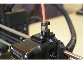 prusa i3 mk3 mmu 20 filament couvercle du capteur de passe par le biais raccords 3d l'imprimante pièces 3d print model - Mito3D