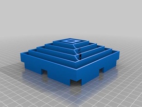 Kaskaden-Brunnen Dekor Wasser-Brunnen 3d print model - Mito3D
