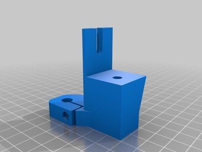 hypercube evolution z-brackets edited 8mm rods 3d printer parts 3d print model - Mito3D