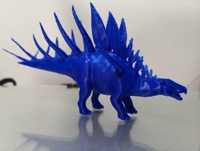 kentrosaurus Tiere Tier dino Dinosaurier jurassic kentro Modell park spikes statue stegosaurus 3d print model - Mito3D