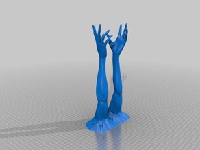 escultura manos 3d stampa 3d print model - Mito3D