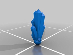crystal personalizzato oggetti di scena 3d print model - Mito3D