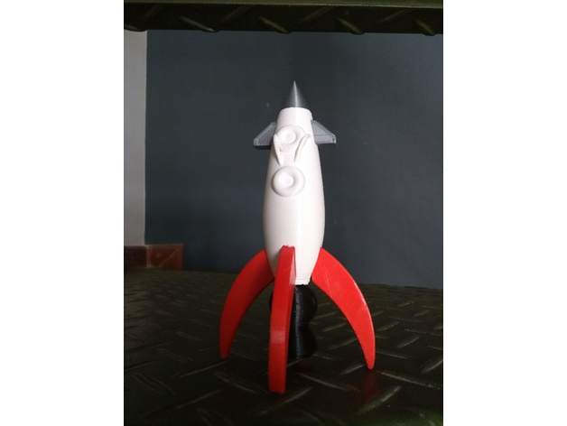 foguete ii brinquedos jogos 3D print model - Mito3D