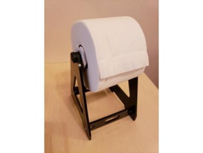 porte-papier toilette réutilisation anet support de bobine ménage 3d print model - Mito3D