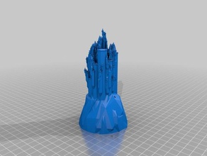 castle 2 edifícios estruturas personalizado 3d print model - Mito3D