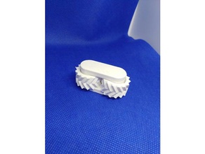 v-shape gears engineering gearbox 3d print model - Mito3D