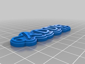 addie llavero 3 llaveros personalizado 3d print model - Mito3D