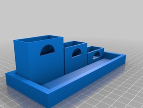 desk organizer household supplies 3d print model - Mito3D