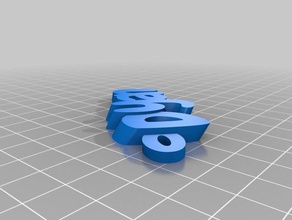 dylan-blue organization customized 3d print model - Mito3D