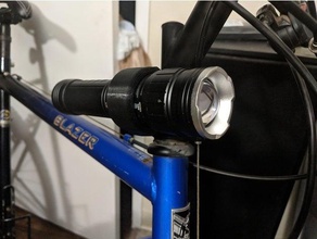 slyde rey de la luz del flash soporte para bicicleta deporte al aire libre bicicletas montaje ebike el led montaña 3d print model - Mito3D