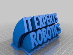 experts logo office customized 3d print model - Mito3D