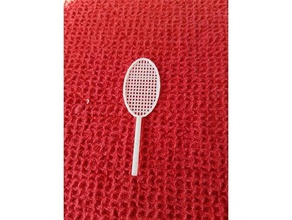 teeny tiny tennis racket toys games 3d print model - Mito3D