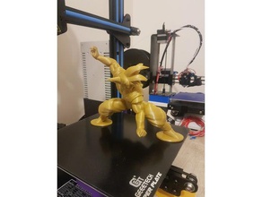 goku supported people 3d print model - Mito3D