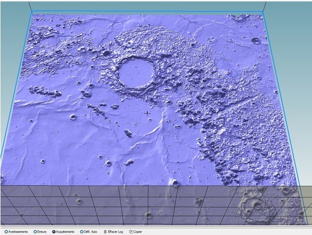 plato alpes valley pico mountain- moon craters physics astronomy jpl moontrek nasa 3D print model - Mito3D