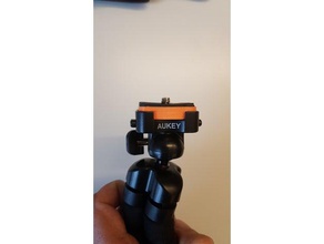 aukey fotocamera treppiede titolare parti di montaggio videocamera per 3d print model - Mito3D