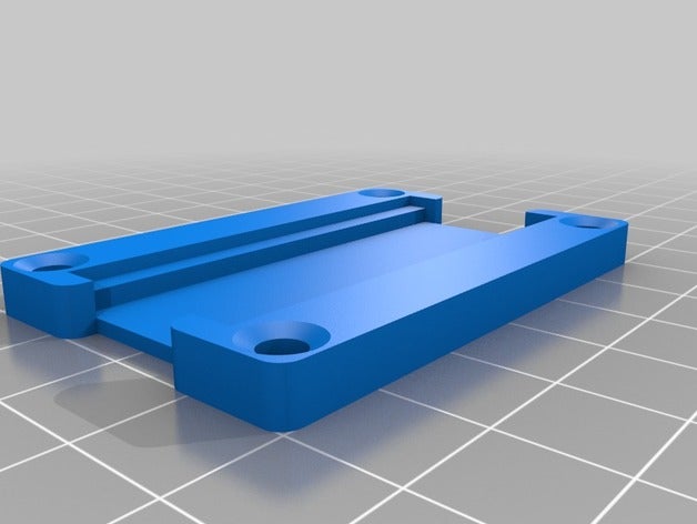 azul píldora de la base electrónica 3D print model - Mito3D