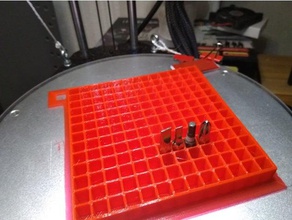 screw bit tray organizer tool holders boxes 3d print model - Mito3D