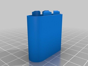 aaa-x3 battery case Container angepasst 3d print model - Mito3D
