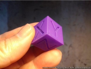 xyz-20mm hollow calibration cube 0 infill möglich 3d drucken tests 3d print model - Mito3D