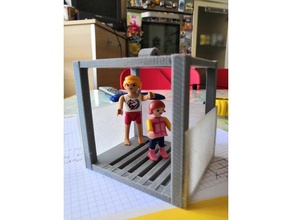 playmobil-Seilbahn - Spielzeug Spiele 3d print model - Mito3D