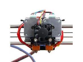 bl touch mount 3d printer accessories bltouch levelling doble extrusor dual extruder extrusion 3d print model - Mito3D