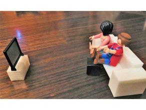playmobil sof&agrave i giocattoli giochi 3d print model - Mito3D
