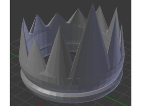 la couronne de l'anneau les anneaux mode 3d print model - Mito3D