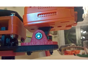 runcam 2 gopro adaptador de montagem inclinada para a frente rc veículos suporte câmera fpv câmara runcam2 3d print model - Mito3D