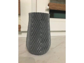 decorative vase no2 3d printing accessory decoration shape flower home household 3d print model - Mito3D