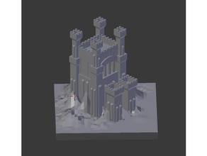 inferno town heroes might magic 3 Gebäude Strukturen 3d print model - Mito3D