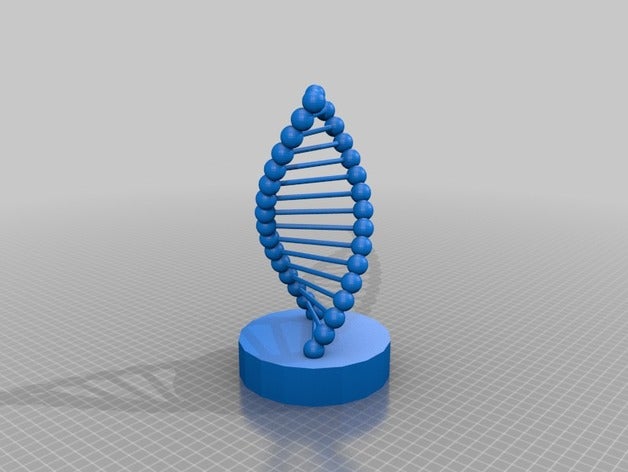 dna 3d baskı dekorasyon 3D print model - Mito3D