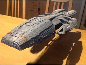 battlestar galactica reimagined open launch-and landingbays vehicles bsg 3d print model - Mito3D