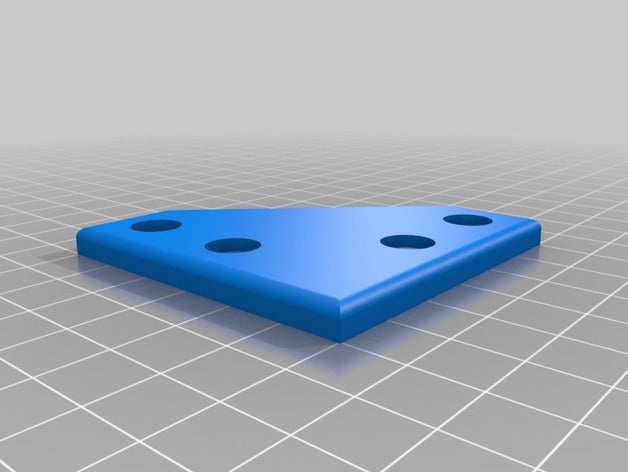 20x20 angolo staffa di andor piedi 3d la stampa in alluminio estrusione 3D print model - Mito3D