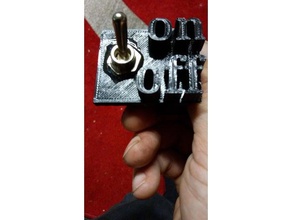 flip tutucu anahtarı elektronik kapalı 3d print model - Mito3D