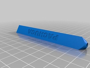 mi personalizados triangular de la pluma oficina 3d print model - Mito3D