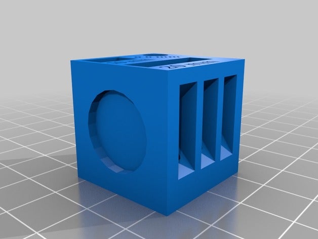 benchy cubo perfecto tortura prueba de su impresora 3d la impresión punto referencia puente creality ender 3 diseño las aureolas voladizo el retracción 3D print model - Mito3D