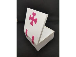 Medizin-box Container boite charniere Blick die medizinische stilteg 3d print model - Mito3D