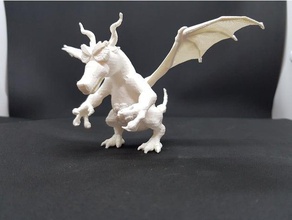 dragonio criaturas fantástica fantasia spore stilteg asa 3d print model - Mito3D