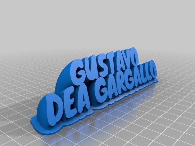 gustavo dea office customized 3D print model - Mito3D