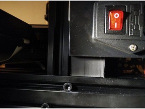 ender 3 fuente de alimentación titular la cale maintien d impresora partes creality 3d print model - Mito3D