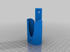hampton bay remote holster flush organization fan hamton holder 3d print model - Mito3D