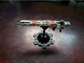girando a la plantilla pequeña los juguetes juegos lleno de empuje el movimiento nave espacial naves espaciales 3d print model - Mito3D