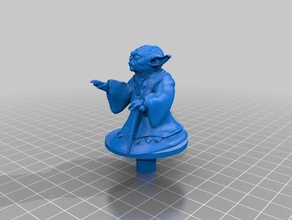 yoda gear knob 3d printing 3d print model - Mito3D