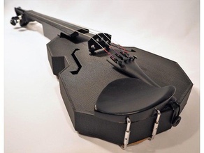 modulare Geige Musik 3d-gedruckte modfiddle modularfiddle Musikinstrument 3d print model - Mito3D