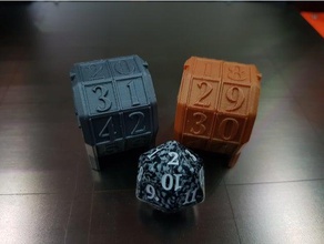 super simple 2x digit counter v2 3d printing boardgame boardgames ccg dnd dungeons dragons gaming magic gathering tabletop rpg trading card game 3d print model - Mito3D