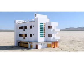 28 levontin street tel aviv buildings structures bauhaus 3d print model - Mito3D