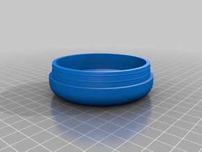 my customized round tube endcap household 3d print model - Mito3D