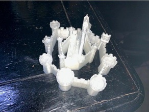 grande castelo esculturas 3d print model - Mito3D