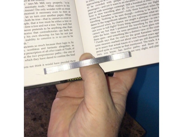 una parte del libro titolare mini pettine interruttore della luce bloccante strumenti 3D print model - Mito3D